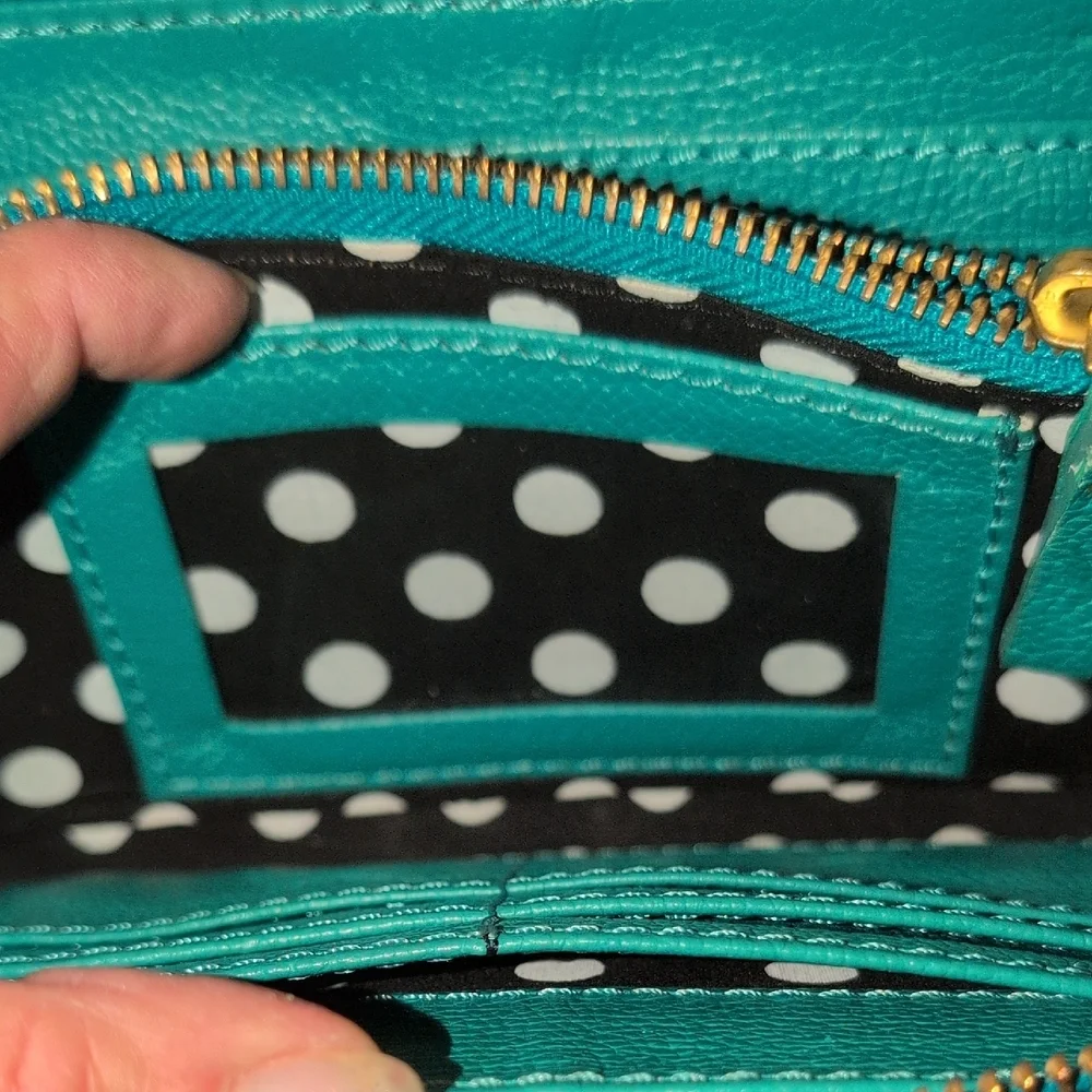 Teal and Purple Women's Wallet